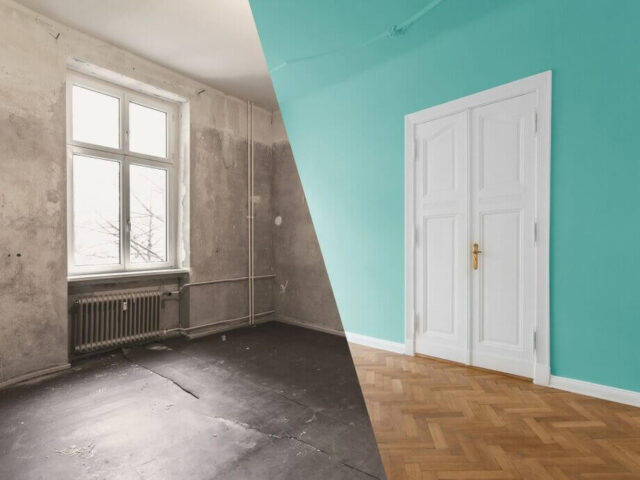 Transformation d’un Mur Vieilli en Espace Moderne
